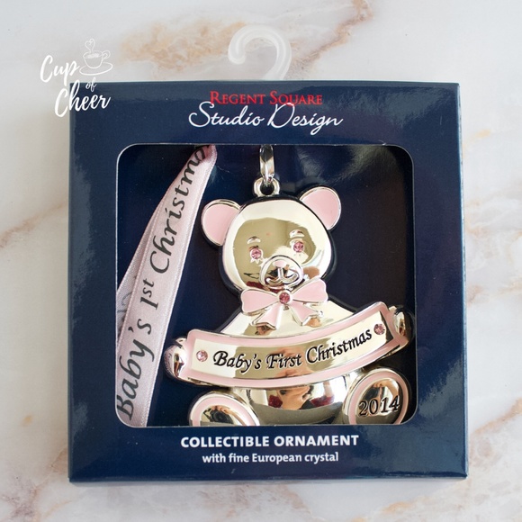 ✨ 2/$10🎄Baby's First Christmas Ornament - Picture 2 of 3